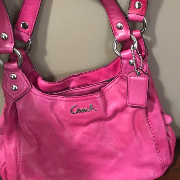 Pink Coach purse - Picture 3 of 8